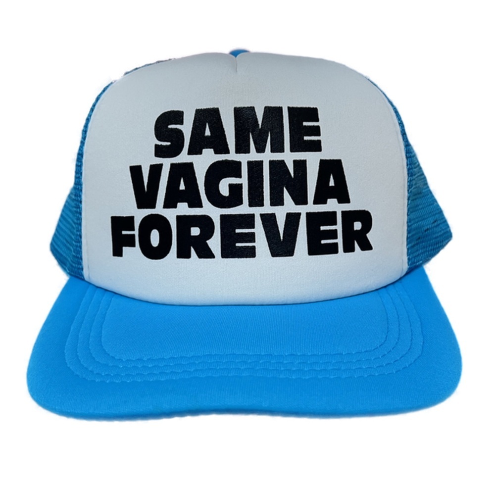 Vintage Mesh Snap Back Adjustable Trucker Hat Cap Bachelor Party Neon Blue NWOT